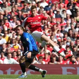 Nicklas Bendtner (Arsenal) Andrew Taylor (Middlesbrough) Nicklas Bendtner (Arsenal) Andrew Taylor (Middlesbrough)