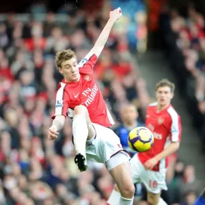 Nicklas Bendtner (Arsenal). Arsenal 2: 0 Sunderland, Barclays Premier League