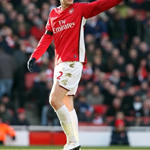 Nicklas Bendtner (Arsenal). Arsenal 3: 1 Burnley. Barclays Premier League