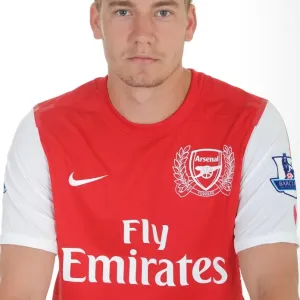Nicklas Bendtner (Arsenal). Arsenal Photocall, Emirates Stadium, Arsenal Football Club