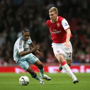 Nicklas Bendtner (Arsenal) Charles N Zogbia (Newcastle) Nicklas Bendtner (Arsenal) Charles N Zogbia (Newcastle)