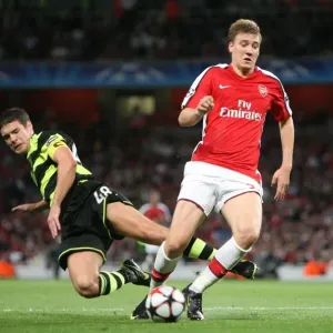 Nicklas Bendtner (Arsenal) Darren O Dea (Celtic) Nicklas Bendtner (Arsenal) Darren O Dea (Celtic)