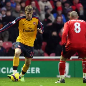 Nicklas Bendtner (Arsenal) Didier Digard (Middlesbrough) Nicklas Bendtner (Arsenal) Didier Digard (Middlesbrough)