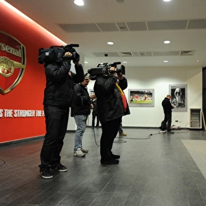 Nicklas Bendtner (Arsenal) enters the stadium before the match. Arsenal 3: 0 Ipswich Town
