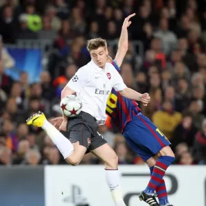 Nicklas Bendtner (Arsenal) Gabriel Milito (Barcelona). Barcelona 4: 1 Arsenal Nicklas Bendtner (Arsenal) Gabriel Milito (Barcelona). Barcelona 4: 1 Arsenal