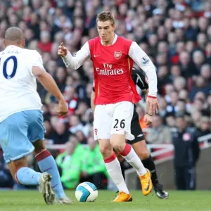 Nicklas Bendtner (Arsenal) John Carew (Villa) Nicklas Bendtner (Arsenal) John Carew (Villa)
