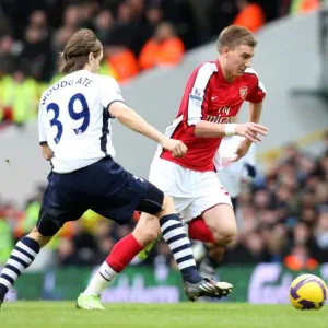 Nicklas Bendtner (Arsenal) Jonathan Woodgate (Tottenham)