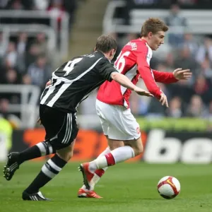 Nicklas Bendtner (Arsenal) Kevin Nolan (Newcastle) Nicklas Bendtner (Arsenal) Kevin Nolan (Newcastle)