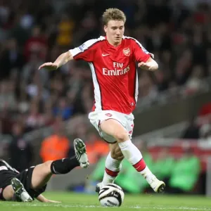 Nicklas Bendtner (Arsenal) Matthew Kilgallon (Sheffield United) Nicklas Bendtner (Arsenal) Matthew Kilgallon (Sheffield United)