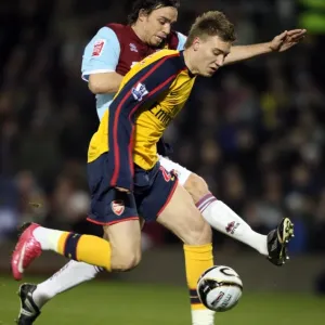 Nicklas Bendtner (Arsenal) Michael Duff (Burnley) Nicklas Bendtner (Arsenal) Michael Duff (Burnley)