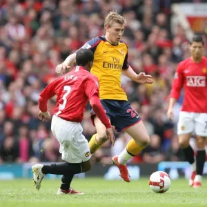Nicklas Bendtner (Arsenal) Patrice Evra (Man United)