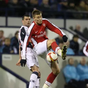 Nicklas Bendtner (Arsenal) Paul Robinson (West Brom) Nicklas Bendtner (Arsenal) Paul Robinson (West Brom)