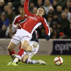 Nicklas Bendtner (Arsenal) Robert Koren (West Brom) Nicklas Bendtner (Arsenal) Robert Koren (West Brom)