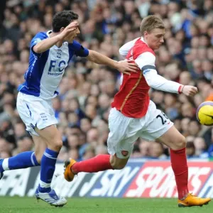 Nicklas Bendtner (Arsenal) Stephen Kelly (Birmingham City) Nicklas Bendtner (Arsenal) Stephen Kelly (Birmingham City)