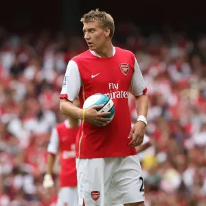 Nicklas Bendtner Scores for Arsenal Against Fulham, Emirates Stadium, 2007