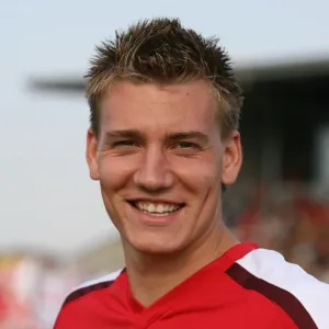 Nicklas Bendtner Print - Arsenal vs Burgenland, 2008 Nicklas Bendtner Print - Arsenal vs Burgenland, 2008