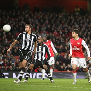 Nicky Butt (Newcastle United) heads past Shay Given to score an own goal