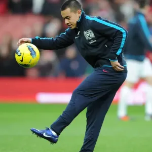 Nico Yennaris in Action: Arsenal vs Manchester United, Barclays Premier League 2012 Nico Yennaris in Action: Arsenal vs Manchester United, Barclays Premier League 2012