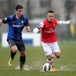 Nico Yennaris (Arsenal) Colombi (Inter). Inter Milan U19 0: 1 Arsenal U19. NextGen Series Nico Yennaris (Arsenal) Colombi (Inter). Inter Milan U19 0: 1 Arsenal U19. NextGen Series