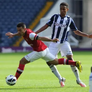 Nico Yennaris (Arsenal) Mani O Sullivan (WBA). West Bromwich Albion U21 1: 0 Arsenal U21 Nico Yennaris (Arsenal) Mani O Sullivan (WBA). West Bromwich Albion U21 1: 0 Arsenal U21