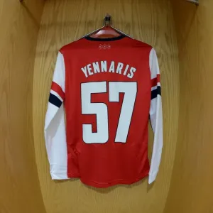 Nico Yennaris (Arsenal) shirts hang in the changingroom. Arsenal 0: 2 Chelsea. Capital Nico Yennaris (Arsenal) shirts hang in the changingroom. Arsenal 0: 2 Chelsea. Capital