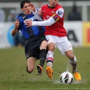 Nico Yennaris vs. Belloni: Inter Milan U19 vs. Arsenal U19 NextGen Series Clash, Milan, Italy (2013) Nico Yennaris vs. Belloni: Inter Milan U19 vs. Arsenal U19 NextGen Series Clash, Milan, Italy (2013)