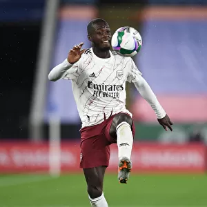 Nicolas Pepe in Action: Arsenal vs Leicester City - Carabao Cup 2020-21