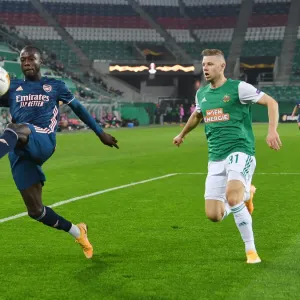 Nicolas Pepe in Action: Arsenal vs Rapid Vienna, UEFA Europa League 2020-21