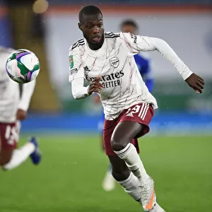 Nicolas Pepe in Action: Leicester City vs Arsenal, Carabao Cup 2020-21