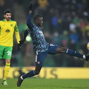 Nicolas Pepe in Action: Norwich City vs Arsenal, Premier League 2021-22