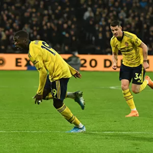 Nicolas Pepe Scores Arsenal's Second Goal vs West Ham United in Premier League (December 2019)