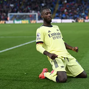 Nicolas Pepe Scores Brace: Arsenal's Triumph Over Crystal Palace in Premier League (May 2021)