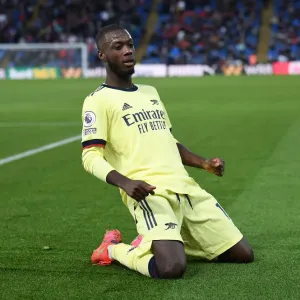 Nicolas Pepe Scores Brace: Arsenal's Triumph Over Crystal Palace in Premier League (May 2021)