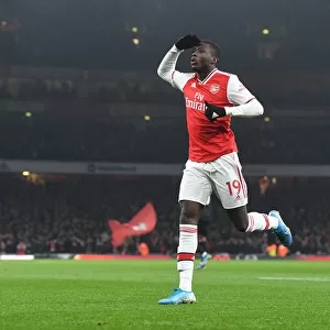 Nicolas Pepe Scores First Arsenal Goal: Arsenal vs Manchester United (2019-20)