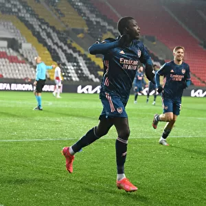 Nicolas Pepe Scores First Arsenal Goal in Europa League Victory over Slavia Praha (Behind Closed Doors)