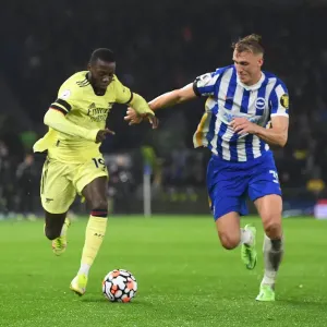 Nicolas Pepe vs Dan Burn Print Nicolas Pepe vs Dan Burn Print