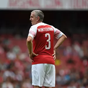 Nigel Winterburn in Action: Arsenal Legends vs Real Madrid Legends (2018-19)