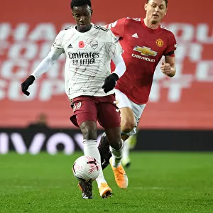 Nketiah Breaks Past Matic: Manchester United vs. Arsenal, 2020-21 Premier League