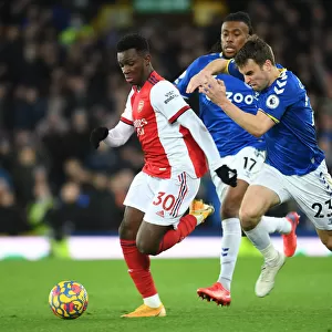 Nketiah Outwits Coleman: Arsenal's Thrilling Premier League Victory Over Everton