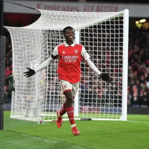 Nketiah Scores His Second Goal: Arsenal Triumphs over West Ham United (2022-23) Nketiah Scores His Second Goal: Arsenal Triumphs over West Ham United (2022-23)