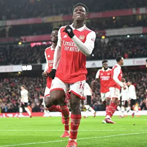 Nketiah Scores the Thriller: Arsenal's Victory Over Manchester United in the Premier League 2022-23