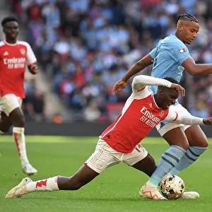 Nketiah vs Akanji: A Battle at the Community Shield - Arsenal vs Manchester City, 2023-24