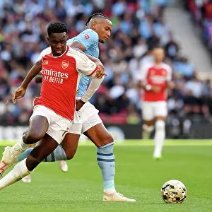 Nketiah vs Akanji: FA Community Shield Clash at Wembley - Arsenal vs Manchester City, 2023
