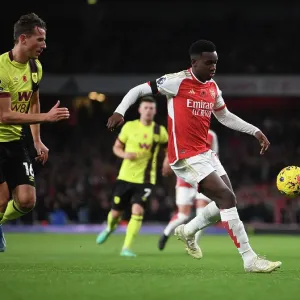 Nketiah vs Berge: A Battle of Strengths in Arsenal's Premier League Clash Against Burnley (2023-24) Nketiah vs Berge: A Battle of Strengths in Arsenal's Premier League Clash Against Burnley (2023-24)