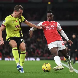 Nketiah vs Berge: A Battle of Wills in the Arsenal vs Burnley Premier League Clash (2023-24) Nketiah vs Berge: A Battle of Wills in the Arsenal vs Burnley Premier League Clash (2023-24)