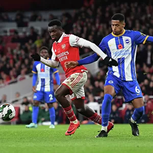 Nketiah vs Colwill: Intense Battle in Arsenal's Carabao Cup Clash Against Brighton