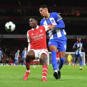 Nketiah vs Colwill: Intense Face-Off in Arsenal's Carabao Cup Battle Against Brighton