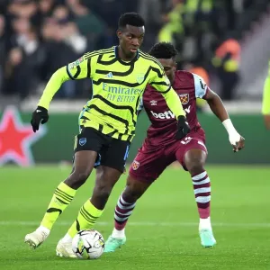 Nketiah vs Kudus: A Battle of Wits in the Carabao Cup Showdown between Arsenal and West Ham