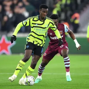 Nketiah vs Kudus Carabao Cup Print Nketiah vs Kudus Carabao Cup Print