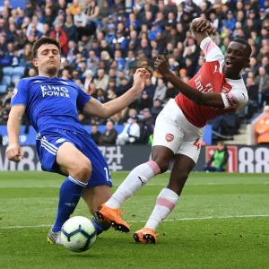 Prints of Season 2018-19 Prints: Leicester City v Arsenal 2018-19